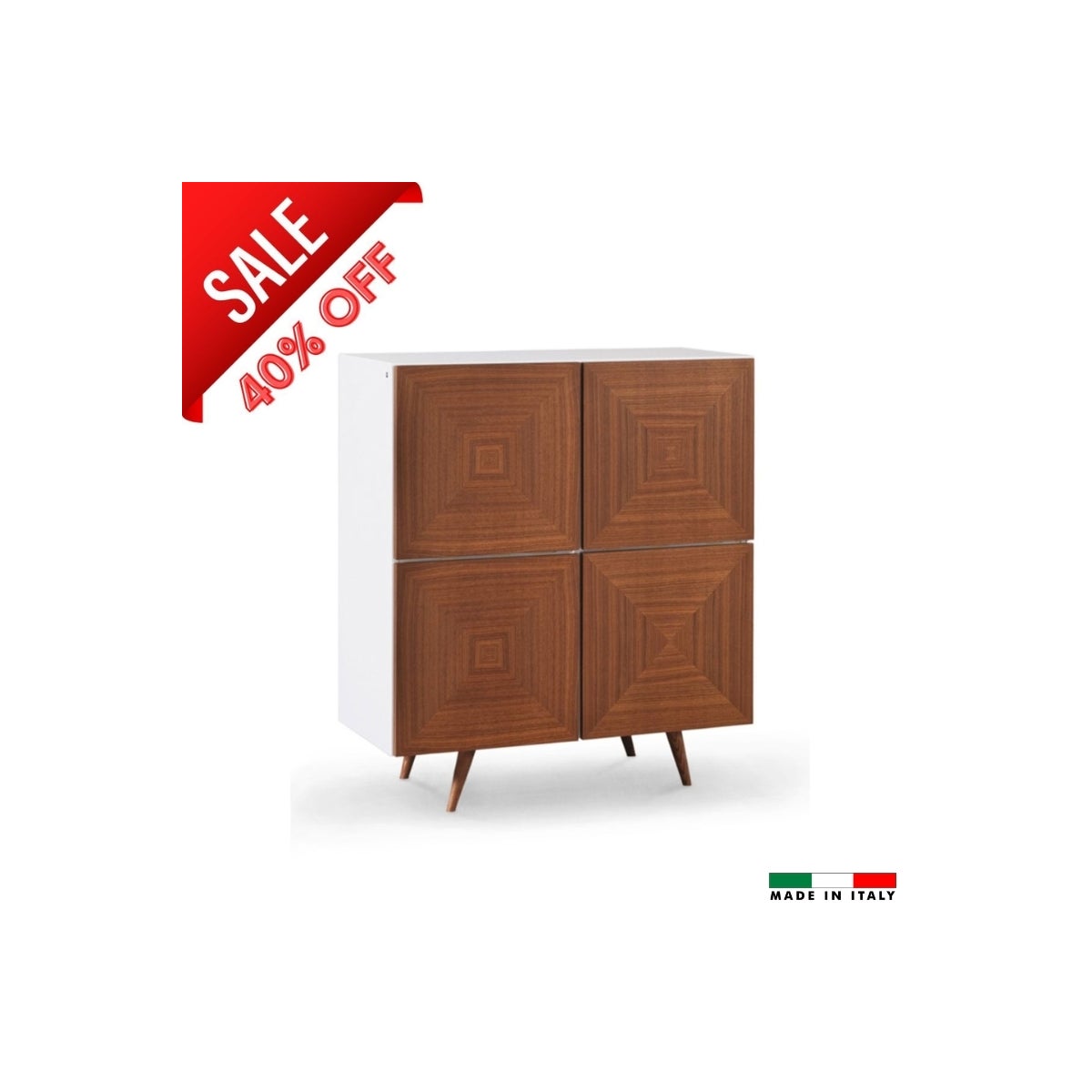 City-1200 WHT with 25" Leg